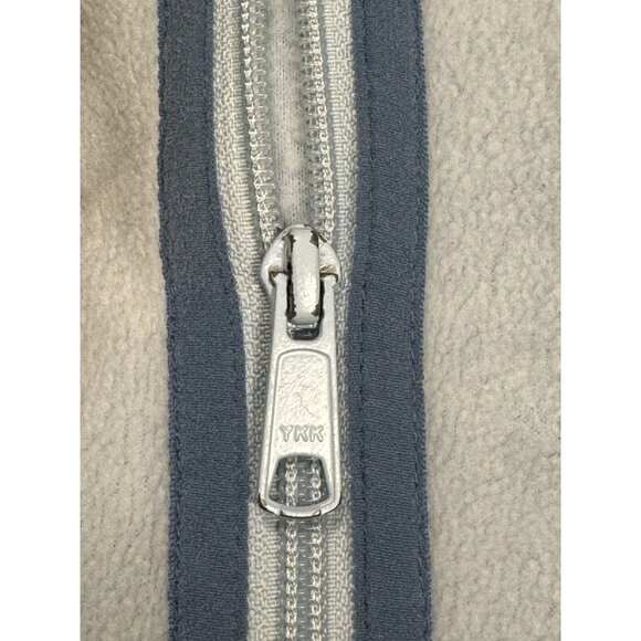 Columbia Hooded Fleece Jacket Womens Size L Full-Zip Light Blue Pockets Contrast - Picture 10 of 16